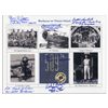 Photo Collage Signed by Enola Gay & Bockscar Crew Members: Paul Tibbets, Dutch Van Kirk, Richard Nel