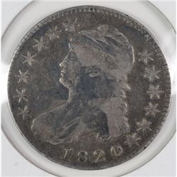 1820 BUST HALF DOLLAR F/VF