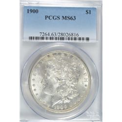 1900 MORGAN DOLLAR PCGS MS-63