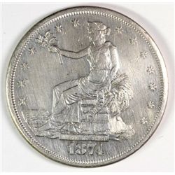 1874-S TRADE DOLLAR XF/AU