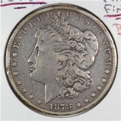 1878-CC MORGAN DOLLAR VF (RIM DAMAGE)