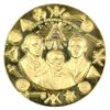 Image 1 : RARE!! MEXICAN MASONIC PURE GOLD MEDAL!! CONTAINS  1.2  OUNCES OF PURE GOLD!!!