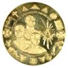 Image 2 : RARE!! MEXICAN MASONIC PURE GOLD MEDAL!! CONTAINS  1.2  OUNCES OF PURE GOLD!!!