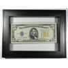 Image 1 : 1934-A $5.00 SILVER CERT NORTH AFRICA GEM UNC 65 IN FANCY FRAME