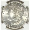 Image 2 : 1886 MORGAN SILVER DOLLAR, NGC MS-64+  SUPER!