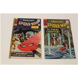 AMAZING SPIDER-MAN #22 & 33 (1965-66) #22 - 1ST APP. PRINCESS PYTHON.