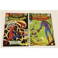 AMAZING SPIDER-MAN ANNUALS #4 & 5 ( 1967-68) #4 - VS. HUMAN TORCH -