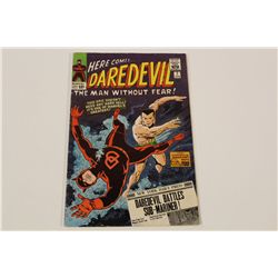 DAREDEVIL #7 (1965) KEY ISSUE, 1ST RED COSTUME, WOOD ART.