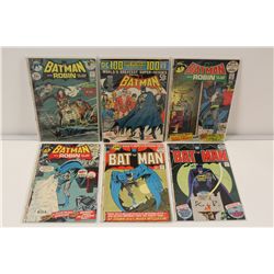 BATMAN #235 & 238-242 GIANTS RUN (1971-72) EARLY BRONZE GIANTS RUN OF 6 CLASSICS. #238 - 100