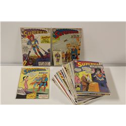 SUPERMAN #161-240 + 80 PAGE GIANT #6 (1963-71) LARGE SILVER & EARLY BRONZE AGE RUN OF 30 CLASSIC