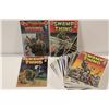 Image 1 : SWAMP THING #2-24 + 4 BRONZE GIANTS (1973-76) NEAR COMPLETE SET MISING #1 & 22 ONLY. INCLUDES 4