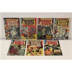 GHOST RIDER #1-7 COMPLETE SET (MARVEL) (1967) EVERY ISSUE FROM THE SILVER AGE MYSTERIOUS MARVEL