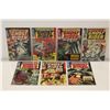 Image 1 : GHOST RIDER #1-7 COMPLETE SET (MARVEL) (1967) EVERY ISSUE FROM THE SILVER AGE MYSTERIOUS MARVEL