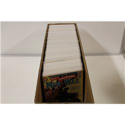 SILVER/ BRONZE WAR GENRE DC & MARVEL LONG BOX (1960'S/ 70'S) A SWEET LONG BOX MIX OF WAR TITLES