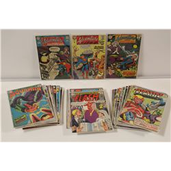 SILVER AGE DC SUPER-HERO RUNS & TITLES (1960'S) LARGE LOT OF 40 DC 12 CENT SUPER-HERO CLASSICS, NO