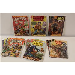 5 BRONZE WESTERN SETS HIGH GRADE (1969-73) INCLUDES BRAVADOS #1, BUTCH CASSIDY #1-2, GERONIMO JONES