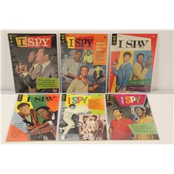 I SPY #1-6 COMPLETE SET (TV) (1966-68) ALL 6 ISSUES FROM THE TV CLASSIC FEATURING COOL BILL COSBY