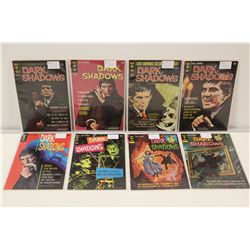 DARK SHADOWS #1-6 &13-14 (1969-72) #1-6 ARE ALL PHOTO COVERS FEATURING TV VAMPIRE BARNABAS COLLINS!