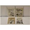 Image 1 : 4 ORIGINAL ART JOE SIMON ROMANCE COVER-STATS (1 SIGNED) (1950'S/ 60'S) FROM THE LATE COMIC LEGEND