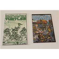 TEENAGE MUTANT NINJA TURTLES #4 & 5 (1ST PRINT) (1985) HIGH GRADE, 1ST PRINT EDITIONS, RAZOR SHARP,