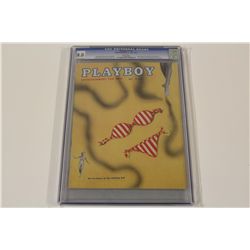 PLAYBOY VOL. 1 #8 CGC 8.0 (VF) (1954) WITH WHITE PAGES & 60 YEARS OLD, THIS IS THE 8TH ISSUE EVER