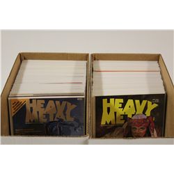 HEAVY METAL RUN #1-UP + SPECIALS (1974-95) LARGE 65 ISSUE, NO DUPLICATE RUN OF HM FROM THE BEGINNING