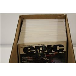 EPIC ILLUSTRATED #1-34 COMPLETE SET (1980-86) EVERY ISSUE OF THE  BRONZE/ COPPER ADULT FANTASY SET