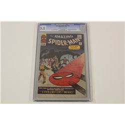 AMAZING SPIDER-MAN #22 CGC 5.5 (FN-) (1965) OFF-WHITE TO WHITE PAGES, 1ST APP. PRINCESS PYTHON