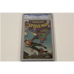 AMAZING SPIDER-MAN #39 CGC 7.5 (VF-) (1966) WHITE PAGES, KEY ISSUE - 1ST ROMITA ART, CLASSIC COVER,