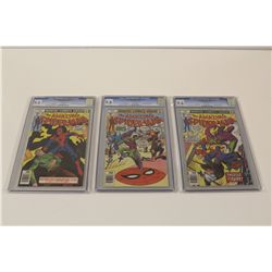 AMAZING SPIDER-MAN #176, 177 & 179 ALL 3 CGC 9.6 (NM+) (1978) ALL 3 WHITE PAGES, VS. GREEN GOBLIN