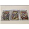 Image 1 : AMAZING SPIDER-MAN #191, 192 & 195 ALL 3 CGC 9.4 (NM) (1979) ALL 3 WHITE PAGES, #195 - ORIGIN & 2ND