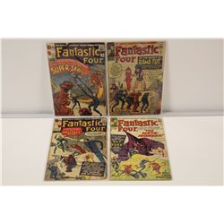 FANTASTIC FOUR #18, 19, 20 & 21 (1963) SILVER AGE RUN OF 4 EARLY FF'S - #18 - ORIGIN & 1ST APP.