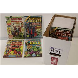 GIANT SIZE RUNS & TITLES SHORT BOX LOT (MARVEL) (1974-75) BRONZE AGE RUN OF 28 GIANT SIZE ISSUES, NO