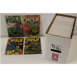 INCREDIBLE HULK #112-266 + ANNUALS #3-9 (1969-81) LARGE 13 YEAR LONG SILVER & BRONZE RUN OF 116 HULK