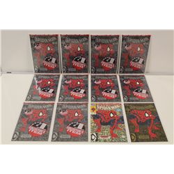 499  SPIDER-MAN #1'S (X 16 COPIES) (1990) INCLUDES 10 LOWER PRINT SILVER EDITION FACTORY SEALED