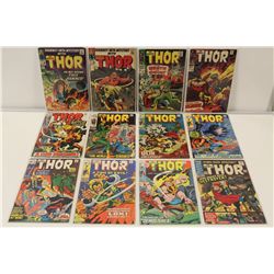 THOR/ JOURNEY INTO MYSTERY #120-192 + ANNUAL #2 (1965-71) SILVER & BRONZE AGE 12 ISSUE RUN OF ALL 12