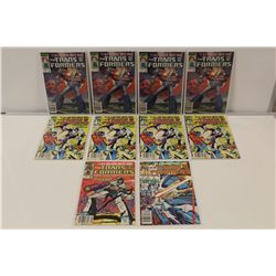 TRANSFORMERS #1 (X 4), #2 (X4) & #3-4 CANADIAN VARIANTS (MARVEL) (1984) ALL LOWER PRINT CANADIAN