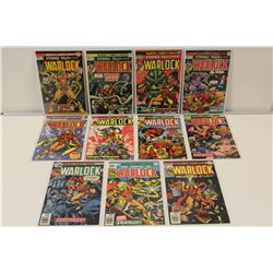 WARLOCK #9-15 & STRANGE TALES #178-181 (2ND THANOS SAGA) (1975-76) COMPLETE RUN OF JIM STARLIN'S 2ND