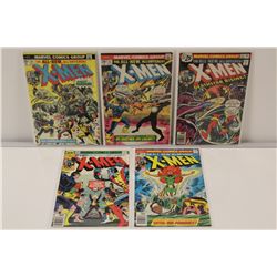 X-MEN #96-97, 99, 10 & 101 (1975-76) BRONZE AGE RUN OF 5 EARLY NEW X-MEN! #100 - OLD VS. NEW X-MEN,