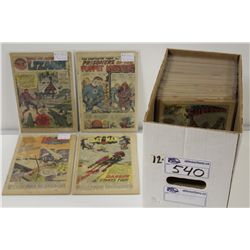 SILVER & EARLY BRONZE SHORT BOX OF COVERLESS DC & MARVEL (1961-71) A DECADE OF COVERLESS COMICS,