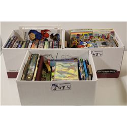 3 BANKER BOXES OF COMICS & RELATED ITEMS (1950'S-2000'S) INCLUDES VINTAGE