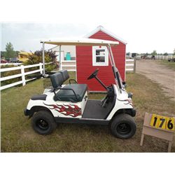 1999 Yamaha gas golf car w/lift kit JN6301024
