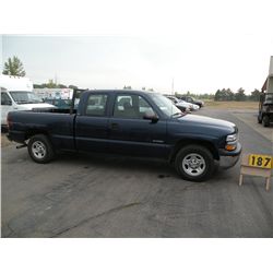 2001 Chev 1500 -City Owned 2GCEC19W911289587