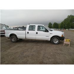 2000 Ford F-350, diesel 1FTSW30F7YED08200