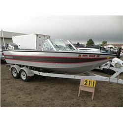 1987 Crestliner 18 ft boat w/trailer NOR16057087