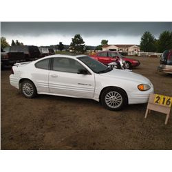 2000 Pontiac Grand Am SE 1G2NF12T0YM883978