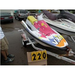 1993 Yamaha VXR  9 ft jet ski    YAMA1456K293