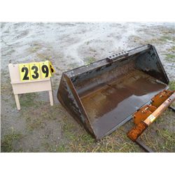 Dirt bucket for skid loader