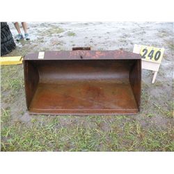 AMI dirt bucket for skid loader