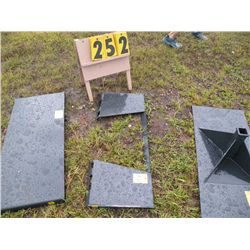 Tool plate for skid loader -New